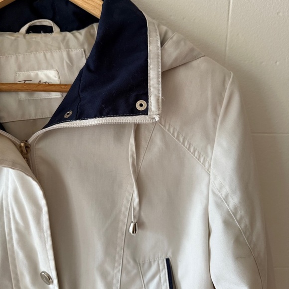 Cream Jacket with Navy Accents - Picture 2 of 11